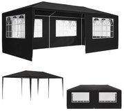 NEAPOL rendezvénysátor, 3x6m, antracit Jurhan