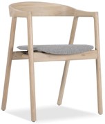 Muna étkezőszék tömör tölgyből, szürke ülőrésszel - Gazzda