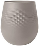 Carré váza nagy Manufacture Collier taupe, m. 20,8 cm - Villeroy & Boch