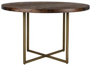 Kerek étkezőasztal akácfa dekorral ø 120 cm Class – Dutchbone