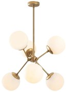 Csillár rúdon GONDOL 6xE27/40W/230V