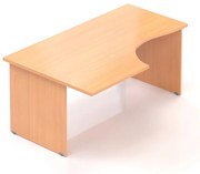 Visio ergonomikus asztal 160 x 100 cm, bal, bükkfa