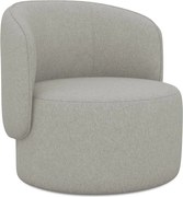 Világosszürke fotel Ipo – Makamii