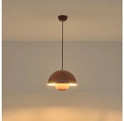 Csillár zsinóron 1xE27/15W/230V piros