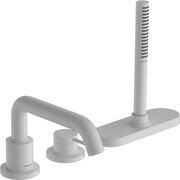 Hansgrohe Tecturis S, 3-lyukú kádcsaptelep, fehér matt, HAN-73447700