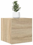 sonoma tölgy falra szerelhető TV-szekrény 30,5x30x30 cm