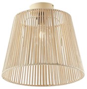 Japandi kültéri mennyezeti lámpa bézs kötéllel IP54 - Jayla