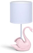 Aigostar - Gyereklámpa 1xE14/40W/230V swan rózsaszín