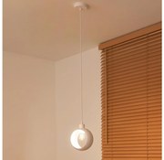 Duolla - Zsinóros függőlámpa IRONLINE 1xE27/15W/230V fehér
