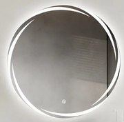 Viva AURA MOON fürdőszoba tükör - érintőkapcsolóval - AMBIENT LED - KEREK - átmérő 65 cm