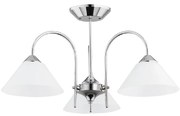 Felületre szerelhető csillár TAPER 3xE27/15W/230V, fényes króm