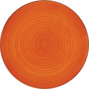 Lamart LT9081 kerámia sekély tányér Happy, átmérő26,8 cm, narancssárga