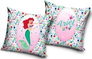 Disney Hercegnők Ariel Flower párnahuzat 40x40 cm Velúr