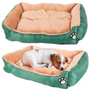 Basic Kutyaágy kistestű kutyáknak, 40 x 40 cm, zöld-barna