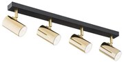 Argon 1688 - Spotlámpa LAGOS 4xGU10/5W/230V sárgaréz/fekete