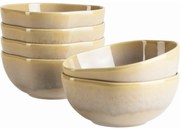Mäser Cordelia Sand Textura tálkészlet, 16 cm, 6db
