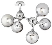 Ideal Lux - Felületre szerelhető csillár NODI 5xE14/28W/230V fényezett króm