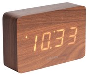 Karlsson 5653DW dizájner LED-es asztali óra ébresztő funkcióval, 15 x 10 cm