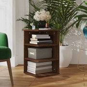 barna tölgyszínű szerelt fa kisszekrény 35 x 35 x 55 cm