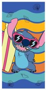 Disney Lilo és Stitch, A csillagkutya Waves fürdőlepedő, strand törölköző 70x140cm (Fast Dry)