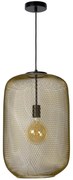 Lucide 45385/35/02 - Csillár zsinóron MESH 1xE27/40W/230V sárgaréz