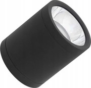 Falra szerelhető lámpatest Plafon Tuba Kültéri lámpa 15W 1650lm 4000K IP65 Fekete