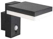 LED kültéri napelemes fali lámpa szenzorral LED/5,5W/3,7V 3000K IP54