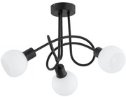 Felületre szerelhető csillár ERYKA 3xE14/10W/230V fekete