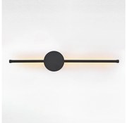 Brilagi - LED Fali lámpa LUGO DUE LED/9W/230V fekete WO-DIY-02-BLK
