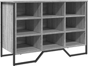 vidaXL szürke sonoma színű szerelt fa cipőszekrény 90 x 38 x 61,5 cm