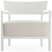 CARA MAT kültéri szék, többféle változatban - Kartell szín: Fehér/fehér