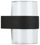 Telefunken 320405TF - LED kültéri fali lámpatest 2xLED/8W/230V IP44 fekete
