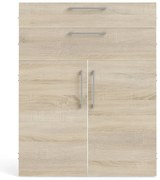 Natúr színű moduláris polcrendszer elem tölgyfa dekorral 84x105 cm Prima – Tvilum