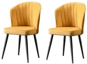 Rubi Yellow and Black étkezőszék szett, 2 db