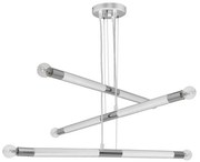 Csillár BASTONE WHITE 6xE14 / 40W / 230V