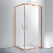 Motril || Rose Gold zuhanykabin 80x80 190cm, 6mm, NANO