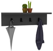 Fali akasztó AYLA 14x60 cm antracit