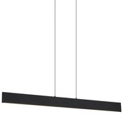 Modern fekete függőlámpa LED-del, 3 fokozatban dimmelhető Easylift - Straight