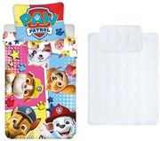 Mancs Őrjárat gyerek, ovis ágyneműhuzat és paplan/párna szett 100x135 cm 40x60 cm (Comic)