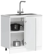 “Lyon” mosdó alapszekrény szürke Sonoma szekrény