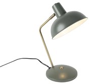 Okos asztali lámpa zöld színben, bronz színnel, WiFi P45-tel - Milou
