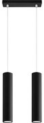 Csillár zsinóron KARADON 2xGU10/30W/230V fekete