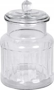 Ételtároló Tégely Fűszertartó kávé ökológiai átlátszó 12cm
