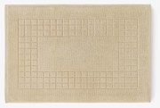 Goldea frottír fürdőszobai szőnyeg mozaika – bézsínű 50 x 70 cm