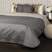 4Home Doubleface ágytakaró, sötétbarna/világosbarna, 220 x 240 cm, 2x 40 x 40 cm