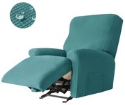 Relax Fotel Huzat (enyhén vízlepergető, 1 üléses, sötét tengerzöld, rugalmas)