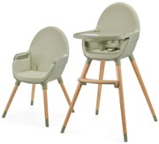 KINDERKRAFT FINI2 2 az 1-ben etetőszék bükk/zöld