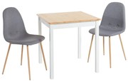 Sydney étkezőasztal és 2 db Lissy étkezőszék - Bonami Essentials