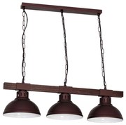 Csillár láncon HAKON 3xE27/60W/230V sötét