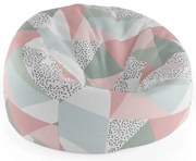 Cocoon babzsák finom színű alakzatok, színes